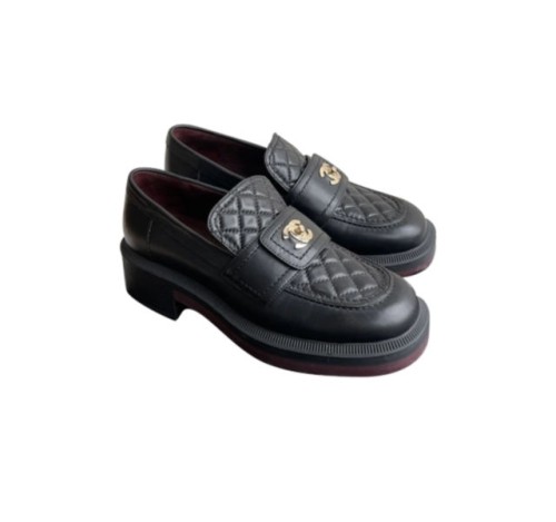 (HappyShoese공장) C. 스쿨백 버클 플랫폼 로퍼