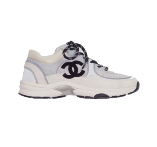 (HappyShoese공장) C. 퀄팅 패브릭 스니커즈
