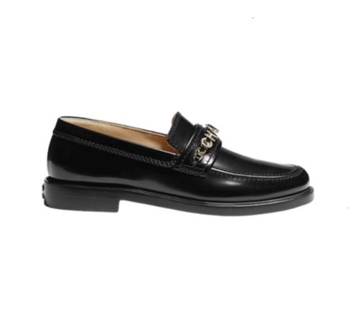 (HappyShoese공장) C.골드 이니셜 체인 로퍼