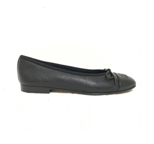 (HappyShoese공장) C. 발레리나 플렛 슈즈 블랙