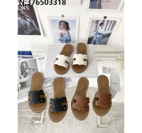 (327공장) CE. 23SS 가죽 트리오페 슬리퍼 3컬러 (여성용)