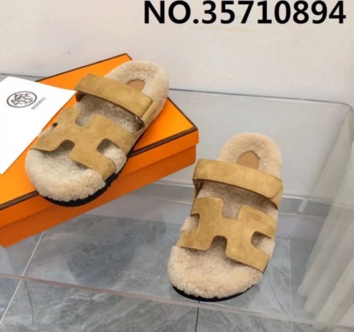 (AN3공장) 에르메스 털 슬리퍼 2컬러