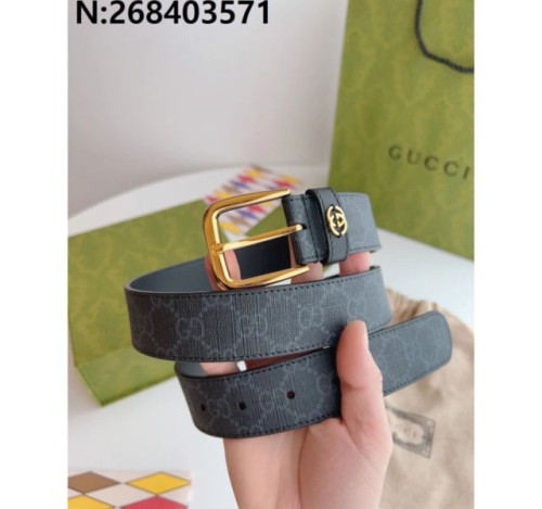 구찌 GG로고 벨트 725307 2컬러 블랙 3.5cm