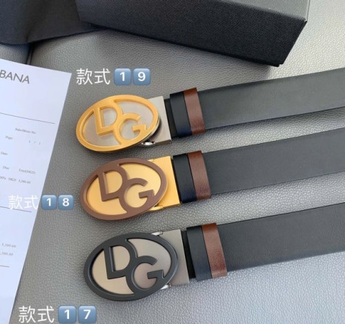 돌체앤가바나 DG 타원형버클 벨트 3.5cm 3컬러