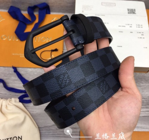 루이비통 23SS 모노그램 체커보드 벨트 3.5cm