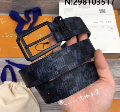 루이비통 모노그램 스퀘어버클 체커보드 벨트 2컬러 3.5cm