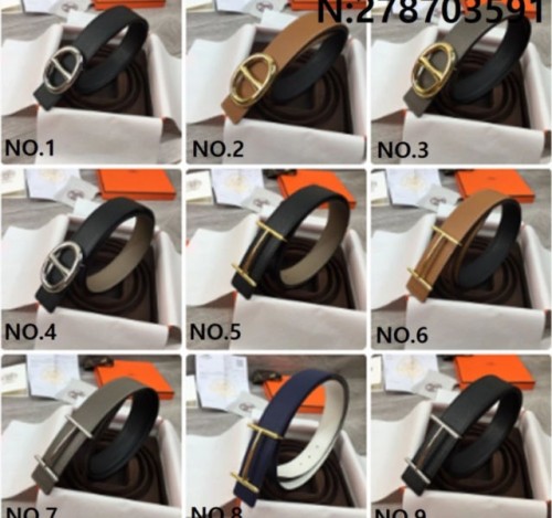 에르메스 Epcom 레더 3.8cm 벨트 9종