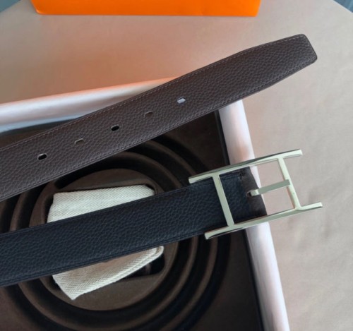 에르메스 Quentin 양면 벨트 32cm 2컬러