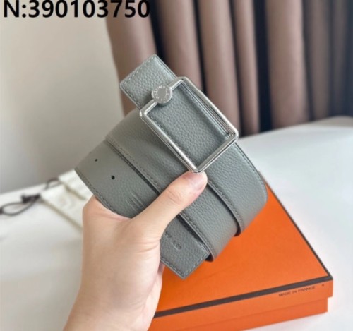 에르메스 오스카 버클 리버시블 레더 벨트 3.8cm 2컬러