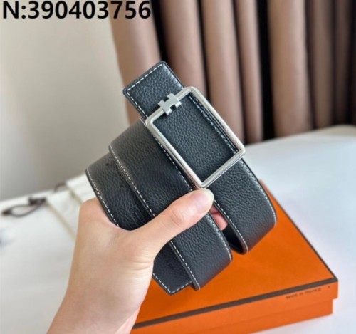 에르메스 튜브 H 버클 리버시블 레더 벨트 3.8cm 2컬러
