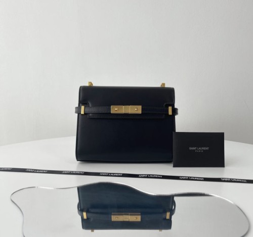 (블랙 프레임 공장) YSL. 맨해튼 미니 크로스바디백