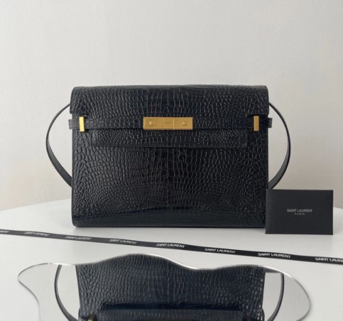 (블랙 프레임 공장) YSL. 맨해튼 숄더백