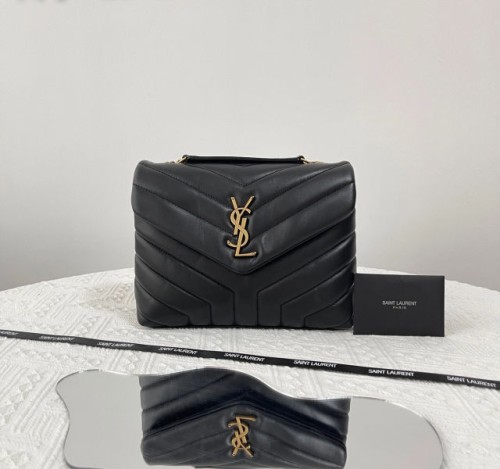 (블랙 프레임 공장) YSL. 모노그램 마틀라세 루루 숄더백