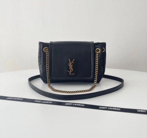(블랙 프레임 공장) YSL. 미니 노리타 인 램스킨