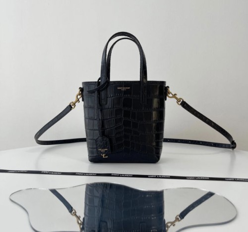 (블랙 프레임 공장) YSL. 크로커다일 미니 토이 쇼퍼백