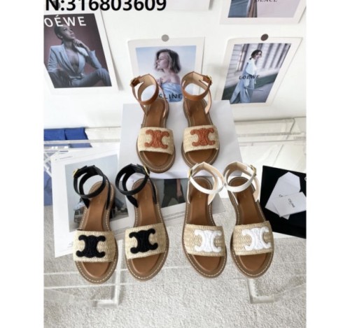 [327 공장] CE. 트리오페 라피아 위빙 샌들 3컬러 1.5cm (여성용)