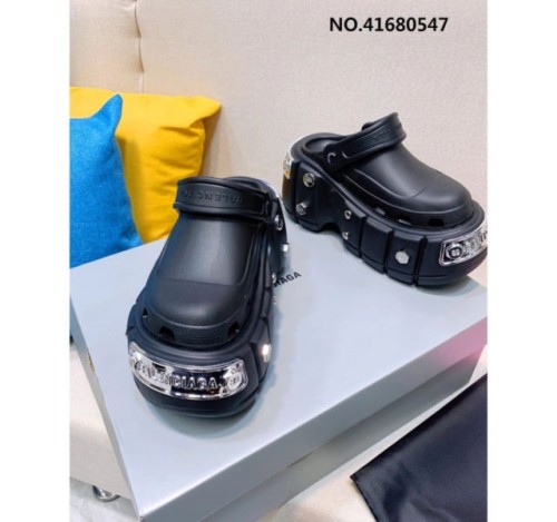 [AN3] 발렌시아가 크록스 나사장식 샌들 블랙 11cm