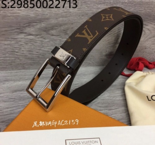 L. 남성용 모노그램 LV 3.5cm 벨트 2컬러