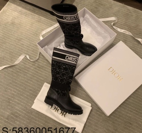 [QR 5009] D. 크리스찬 이음 부츠 블랙