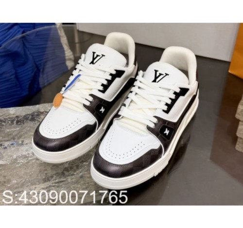 [152] L. LV 체커보드 이음 54# 스니커즈
