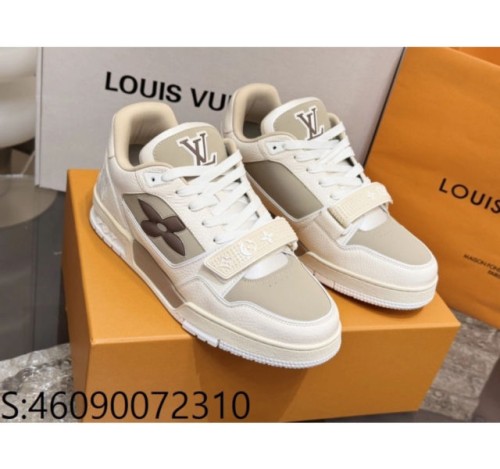 [152] L. LV 점보 프라워 트레이너 배색 스니커즈 베이지
