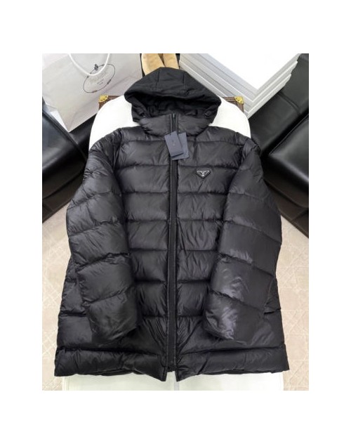 (AR 공장) 프라다. 24FW 양면 롱 패딩자켓