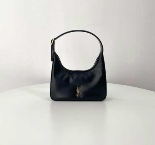 (블랙 프레임 공장) YSL. 칼립소 램스킨 미니 호보백