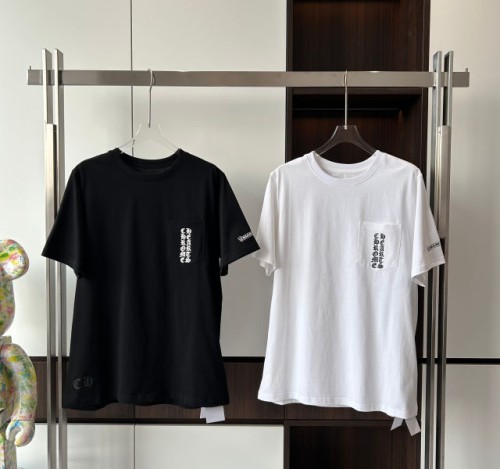 (AR 공장) 크롬하츠 산스크리트 프린트 라운드넥 반팔티(2color)